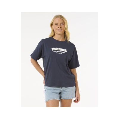 RIP CURL Surf Puff Relaxed Tee, marineblau