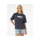 RIP CURL Surf Puff Relaxed Tee, marineblau
