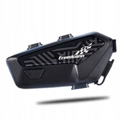 FreedConn F1 Plus V2 EU BT 5.4+EDR Motorrad-Intercom, Reichweite bis zu 500 m, spricht Polnisch