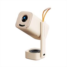 Yaber T1 Pro Tragbarer, ultrakompakter, faltbarer LCD-Projektor FullHD 1080p – Beige