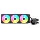 4. COUGAR CGR-PSDVARGB-B-360 All-in-One-Flüssigkeitskühler für Prozessoren, 12 cm, Schwarz