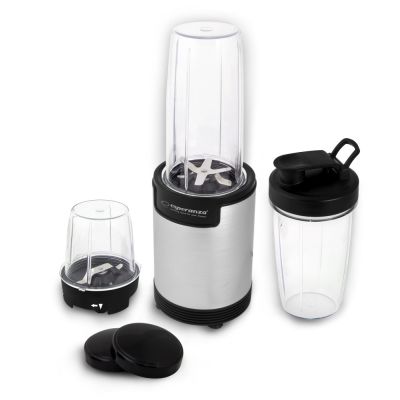 14. Esperanza NUTRI BOMB EKM030 Sportmixer zum Zerkleinern (900W; schwarz und silber)