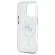 7. Karl Lagerfeld IML Metal Karl&Choupette Head MagSafe iPhone 15 Pro Hülle - Weiß