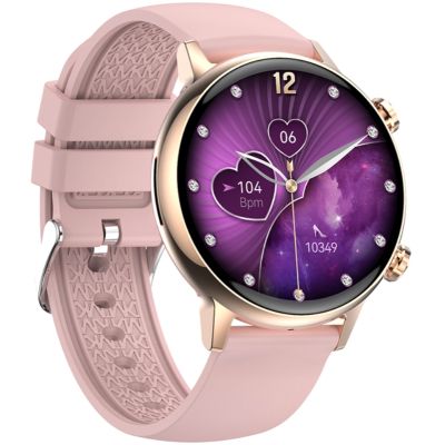 3. Damen-Smartwatch RUBICON RNCF09 Roségold/Pink SMARUB234