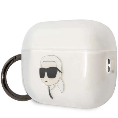3. Karl Lagerfeld KLAP2HNIKTCT Airpods Pro 2 Hülle transparent Ikonik Karl Lagerfeld