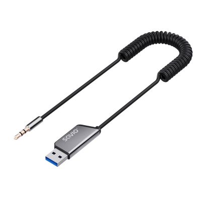 6. SAVIO TRANSMITER AUX, USB, BLUETOOTH 5.3, FREISPRECHFUNKTION, TR-16