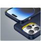 6. Carbon Case iPhone 14 Pro flexible Gel-Rückseite blau