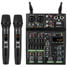 DNA MIXMIC 2 - Set (USB-Audiomixer + 2 drahtlose Mikrofone)