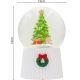 4. 147-mm-LED-Schneekugel mit spielendem Weihnachtsbaum