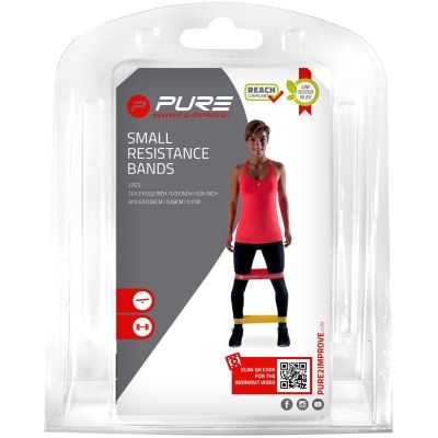 21. SET MIT FITNESS-CROSSFIT-MINIBÄNDERN, 3 STÜCK, PURE 2 IMPROVE