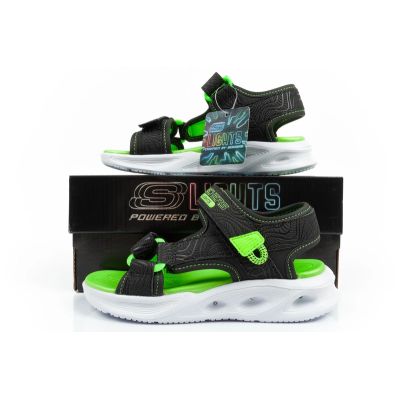 31. Skechers Jr. 401673L/BKLM Sandalen