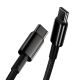 4. Baseus CATWJ-01 USB-C – USB-C PD QC-Kabel 100 W 5 A 1 m – schwarz