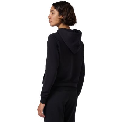 3. Champion Damen-Kapuzenpullover mit durchgehendem Reißverschluss, Schwarz, 118406 KK001