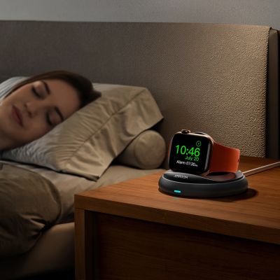 7. Joyroom JR-W12 faltbares induktives Ladegerät für Apple Watch – Schwarz