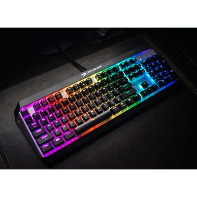 8. COUGAR CGR-Attack-X3-RGB Gaming-Tastatur USB QWERTY Englisch Schwarz