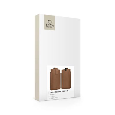 6. Tech-Protect SM65 Hülle für 6,0-6,9" Smartphones - Braun