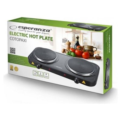 6. ESPERANZA ELEKTROHERD COTOPAXI SCHWARZ EKH010K