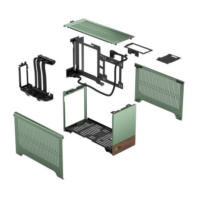 7. Fractal Design Terra Small Form Factor Gehäuse Grün