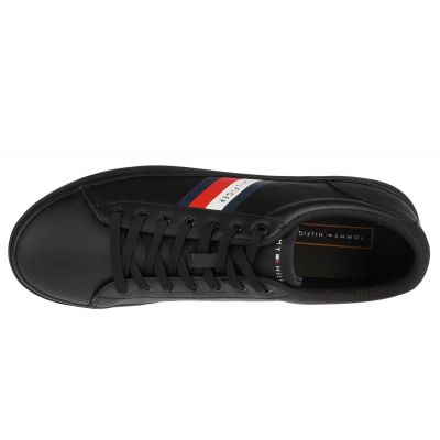 7. Tommy Hilfiger Essential Leather Vulc Stripes M Schuhe FM0FM03722-BDS