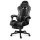 16. Huzaro Force 4.7 Gaming-Stuhl aus grauem Netzgewebe
