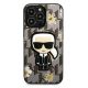 3. Karl Lagerfeld Flower Ikonik Karl Hülle für iPhone 13 Pro / iPhone 13 – grau