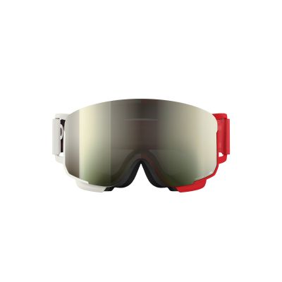 3. POC Nexal Skibrille Weiß/Rot