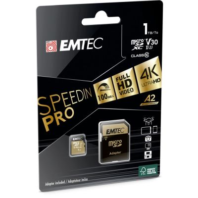 2. Emtec ECMSDM1TXC10SP 1 TB MicroSDXC UHS-I Klasse 10 Flash-Speicher