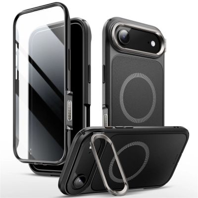 2. Supcase IBLSN Ares Flip Mag MagSafe Hülle für iPhone 17 Air - Schwarz