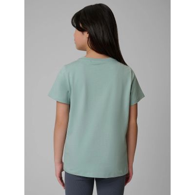 2. Normales, schlichtes Mädchen-T-Shirt 4F 4FJRSS26TTSHF3554-12S