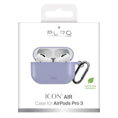 6. Puro Icon Hülle für AirPods Pro 3 – Lila