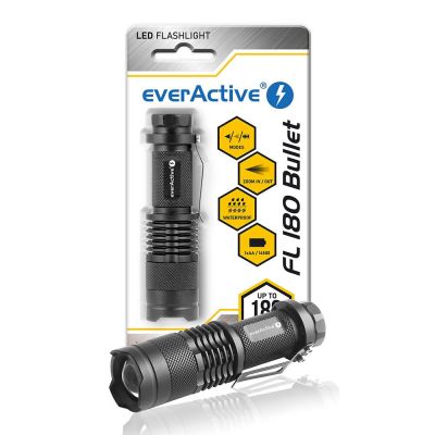 11. EVERACTIVE LED-Handlampe „BULLET“ CREE XP-E2 FL180