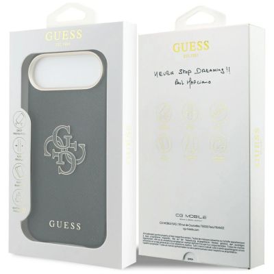 8. Guess FW Resin Logo iPhone Air Hülle - Schwarz