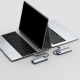 10. Baseus Metal Gleam Series 5-in-1 Multifunktions-HUB USB Typ C - USB Typ C Stromversorgung 100 W / HDMI 4K 30 Hz / 3x USB 3.2 Gen 1 (CAHUB-CX0G)