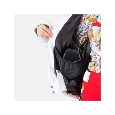 3. Rossignol W Lumy Daunen-Bomberjacke Jkt Weiß