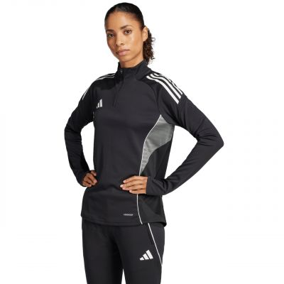 4. adidas Tiro 25 Competition Trainingsshirt Damen Sweatshirt Schwarz und Grau JC6273