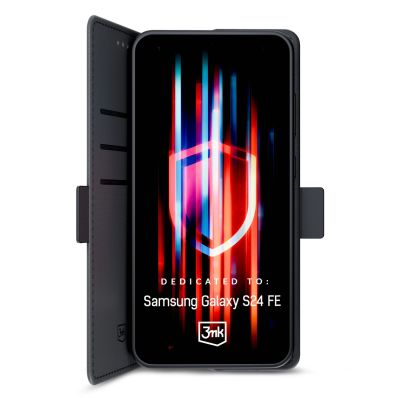 3mk Wallet Case für Samsung Galaxy S24 FE – Schwarz