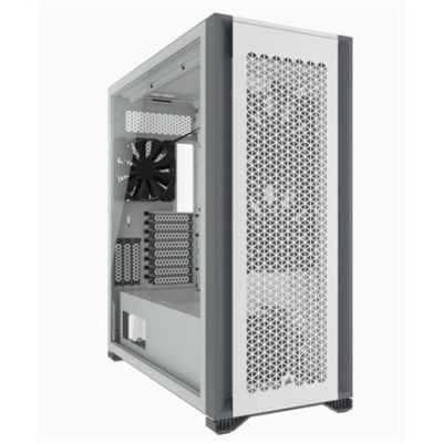 12. Corsair | PC-Gehäuse mit Seitenwänden aus gehärtetem Glas | 7000D Luftzirkulation | Weiß | Full-Tower | Netzteil inklusive | ATX-Format