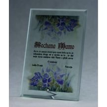 Glastrophäe mit LuxorJet-Farbdruck