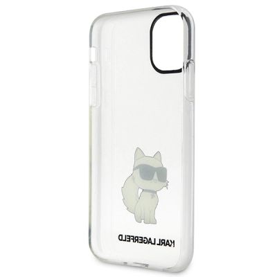 21. Karl Lagerfeld Ikonik Choupette Hülle für iPhone 11 / Xr - Transparent
