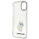 21. Karl Lagerfeld Ikonik Choupette Hülle für iPhone 11 / Xr - Transparent
