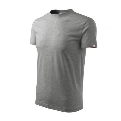 Base Unisex T-Shirt (Dunkelgrau Melange (Markenlabel))