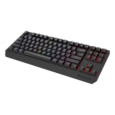 GENESIS Thor 230 TKL Gaming-Tastatur USB + RF Wireless + Bluetooth QWERTY US English Schwarz