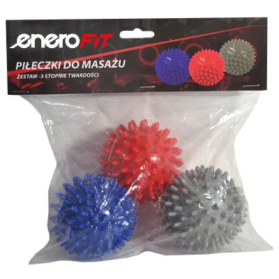 16. ENERO FIT Igel-Massagebälle 7 cm 3er-Set