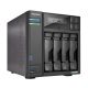 8. NAS Asustor AS6704T; Tower; 4x (3,5" SATA HDD/ 2,5" SSD); Intel Celeron N5105; 4 GB DDR4 SODIMM (max. 16 GB), 2x 2,5-GbE, 4x M.2 2280 NVMe PCIe 3.0, 2x USB 3.2 Gen, 1x HDMI 2.0b, 1x optionale 10-GbE-Karte