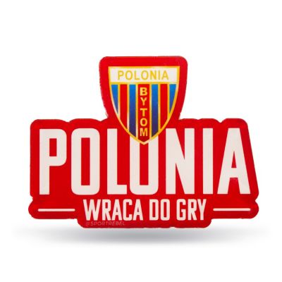 2. Acrylmagnet Wappen von Polonia Bytom