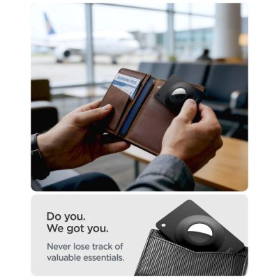 7. Spigen AirFit 2 2er-Pack Hülle für Apple AirTag 1/2 – Schwarz