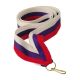 7. 11 mm breites Band – weiß, blau und rot