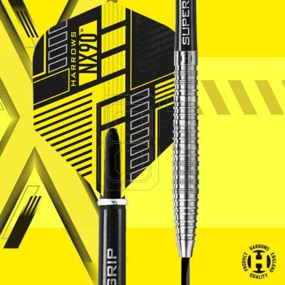 12. Harrows NX-90 Dartpfeile 90 % NX-90 mit Stahlspitze