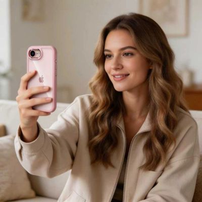 5. Tech-Protect Magmat Hülle für iPhone 16e / 17e – Transparentes Rosa
