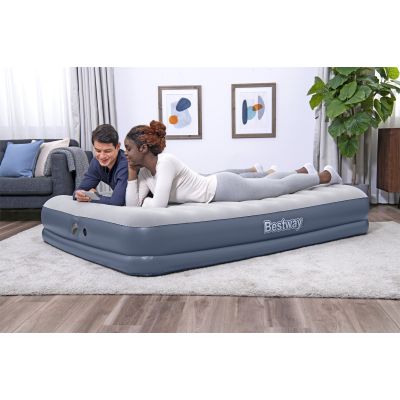 16. Bestway 6716T Luftmatratze Doppelmatratze Blau, Grau